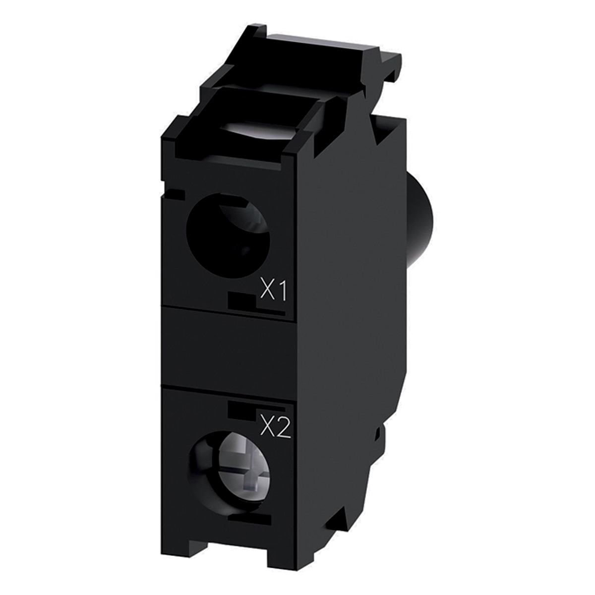 Bloco De Contato Iluminado Led Para Botão/Sinaleiro 24Vca/Cc Azul 3SU14011BB501AA0 Siemens