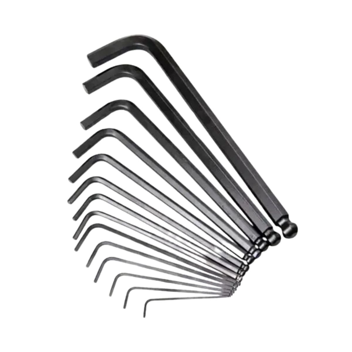 Jogo Chave Hexagonal (Allen) Tipo L Abaulada Longa 3/32-3/8 8 Peças 012.959 - Gedore