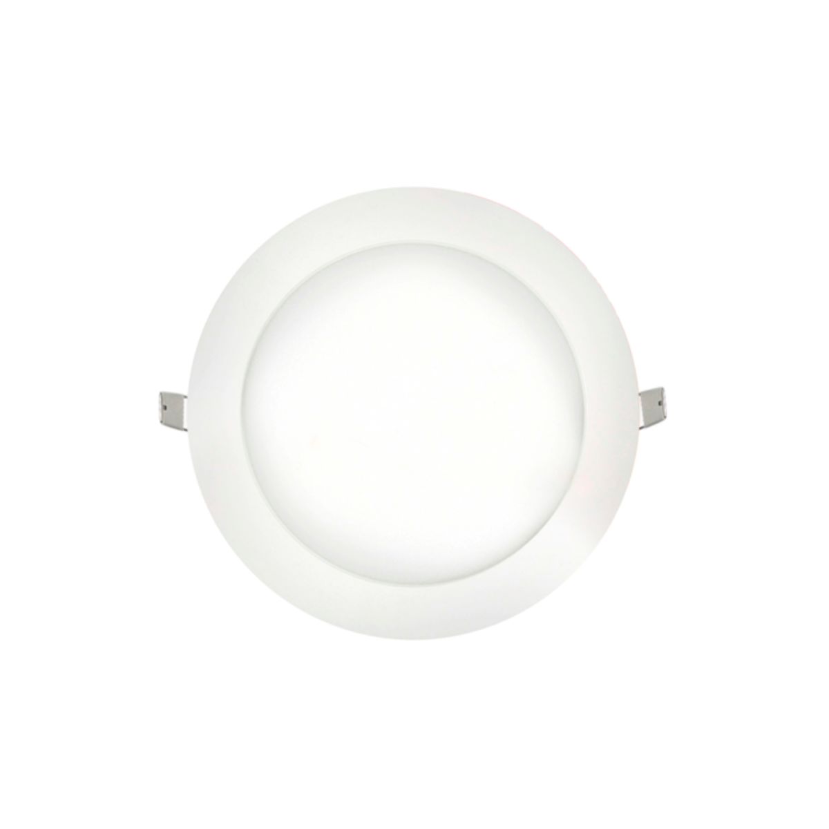 Luminária Plafon Led Embutir 12W Bivolt 6400K Luz Branca Com Driver - Ourolux
