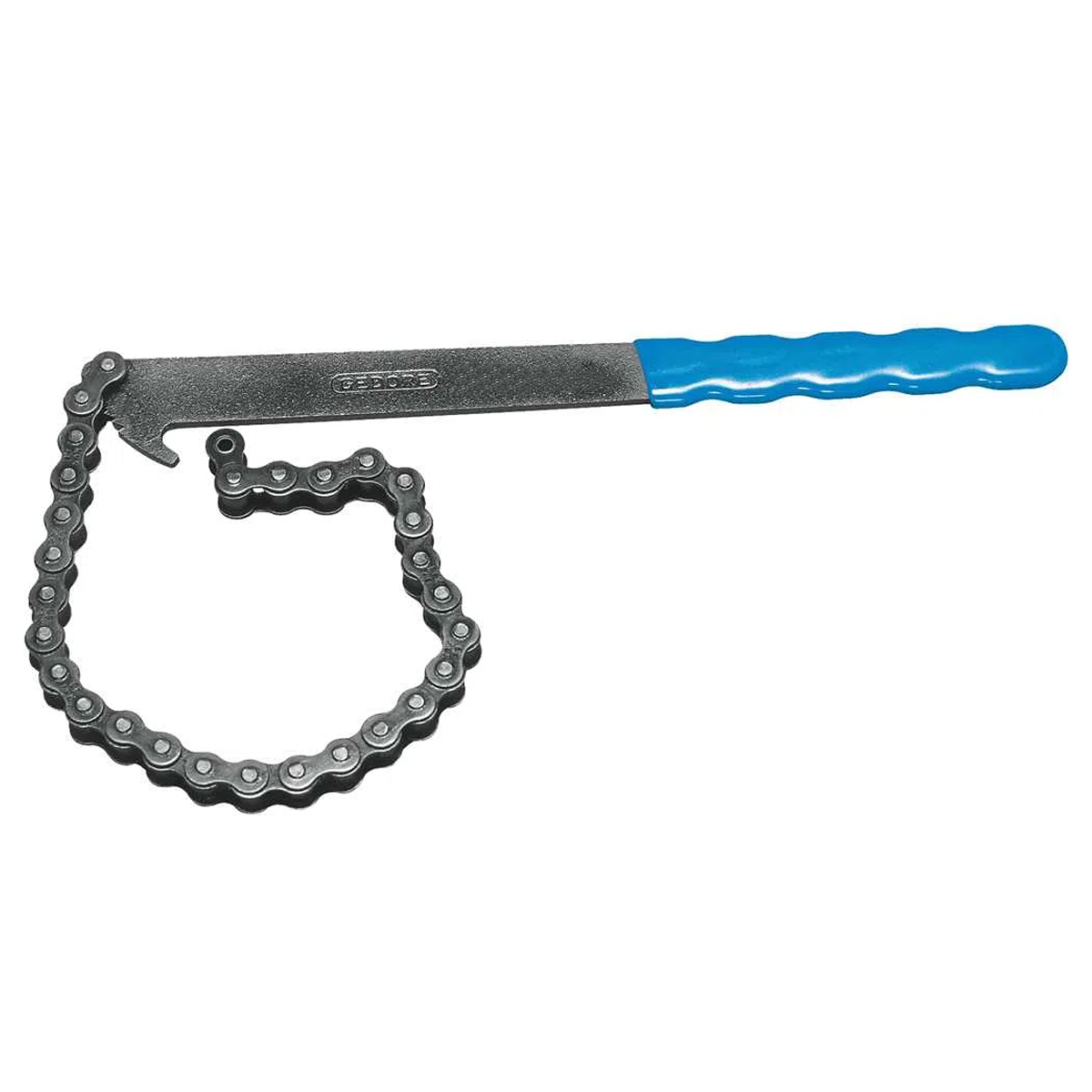 Chave Corrente Leve 4 Polegada Cabo Plastificado Azul - Gedore