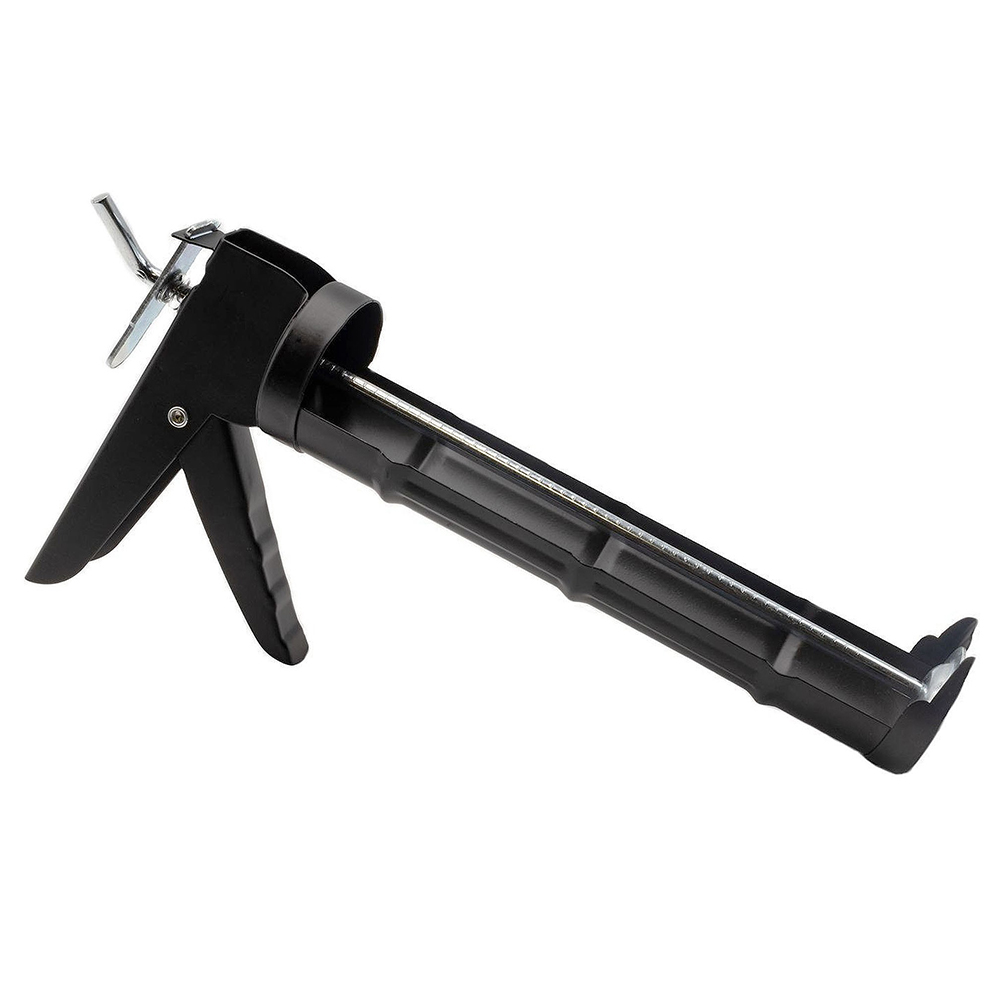 Aplicador Pistola Metálico Para Silicone Preto - Tek Bond