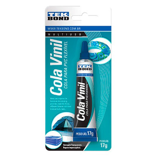 Cola Adesiva Vinilico Vinil Flexível 17G - Tek Bond