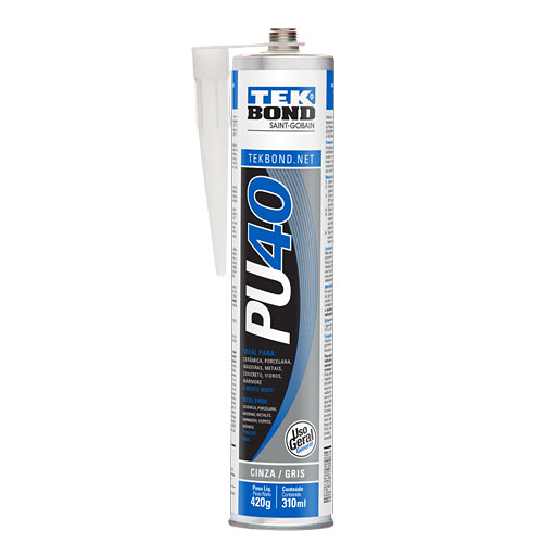 Adesivo Selante Pu 40 310Ml Cinza - Tek Bond