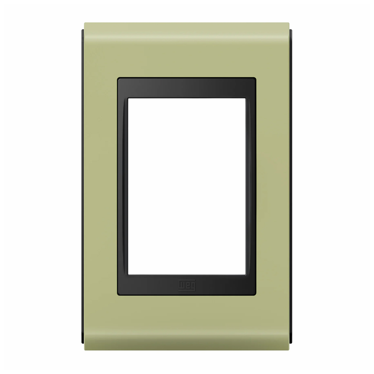 Placa Acabamento 4X2 3 Postos Preto/Pistache Refinatto Style 13977990 - WEG