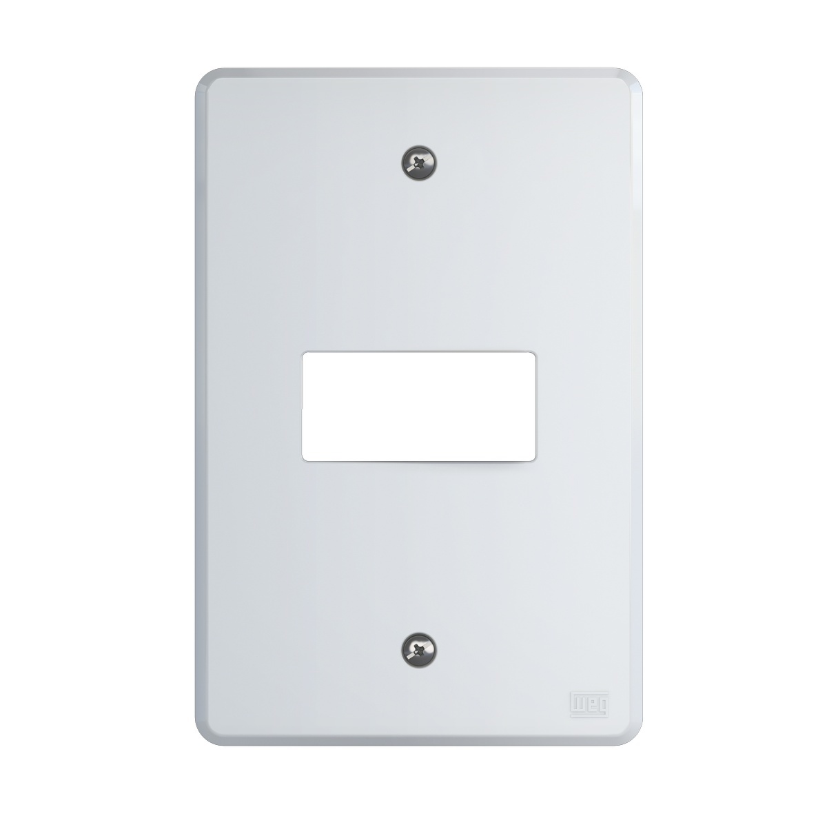 Placa Acabamento Horizontal 4X2 Equille Branco - WEG