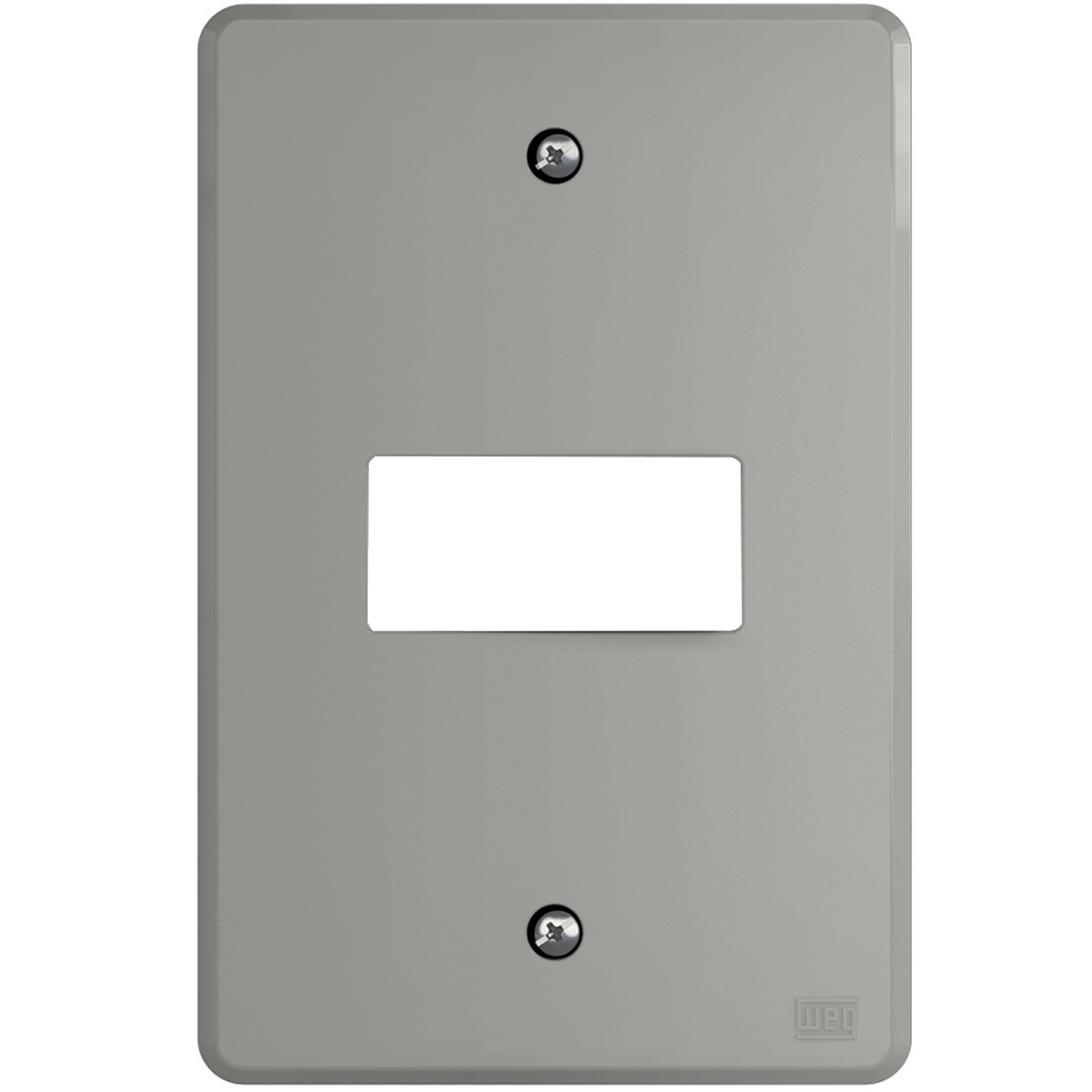 Placa Acabamento 1 Posto Cinza 4X2 Plástico 14232457 Equille Weg