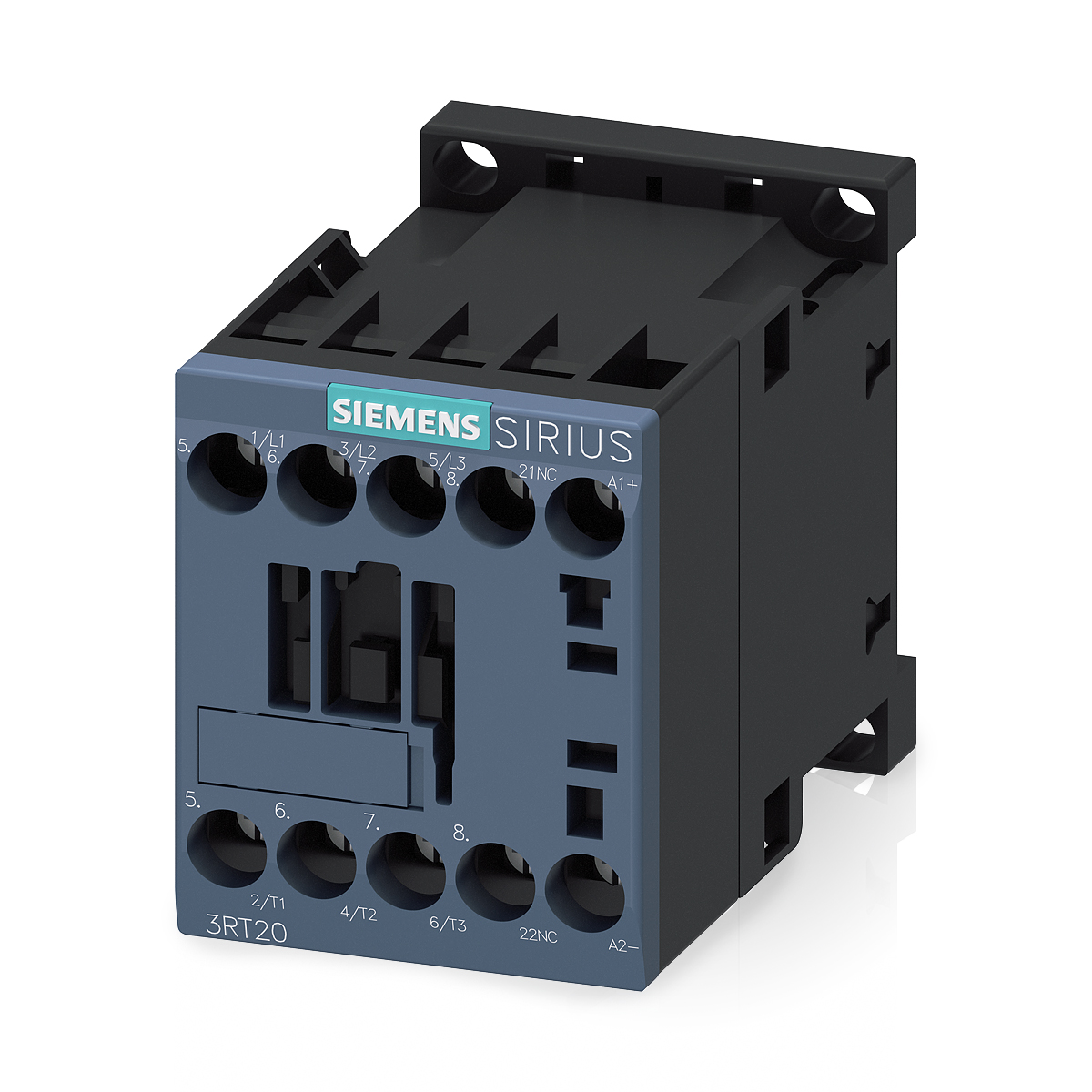 Contator Potência Tripolar 9A 24Vcc 1Nf 3RT20161BB42 - Siemens