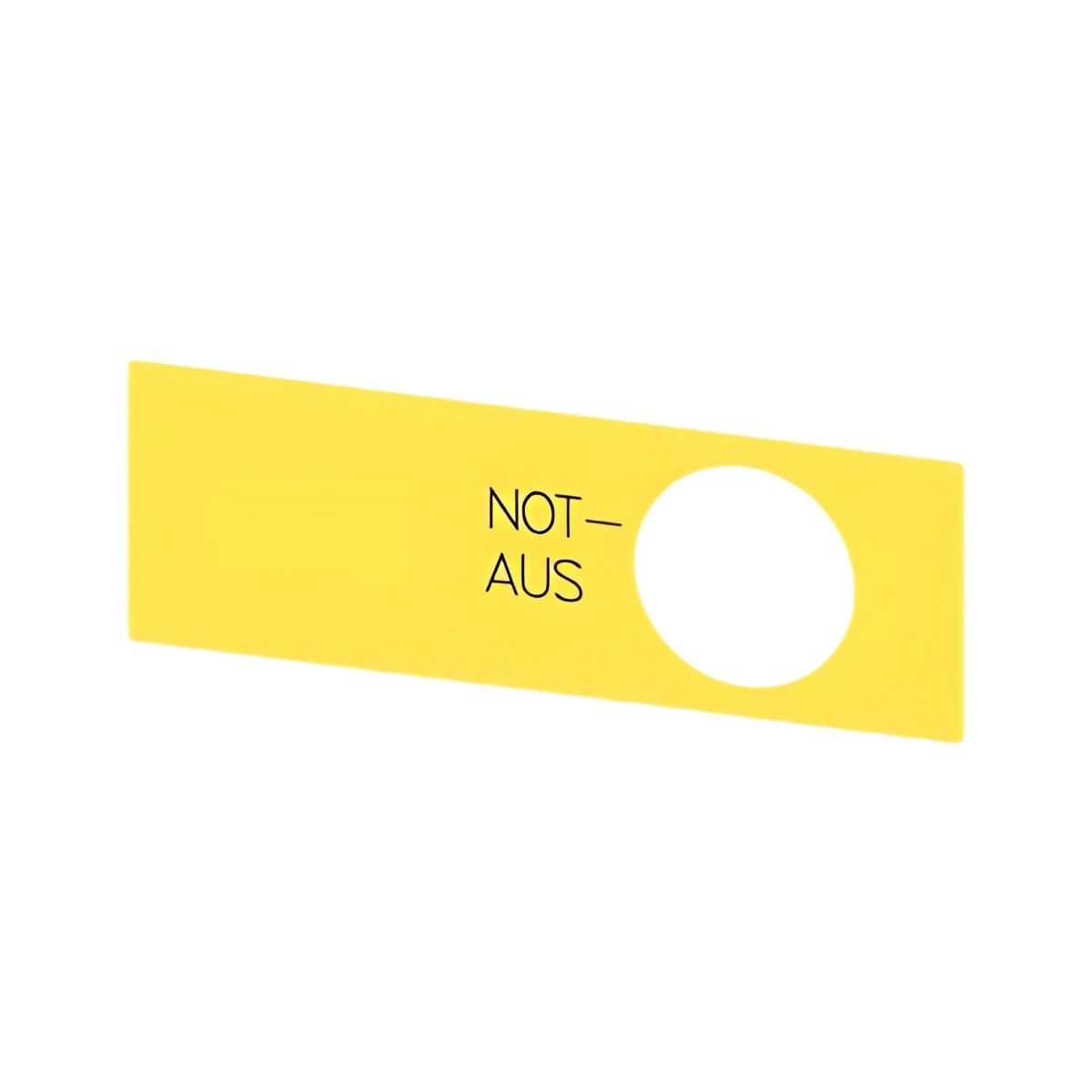 Placa Identificação Botão De Emergência Botoeira 3SU19000BE310AS0 - Siemens