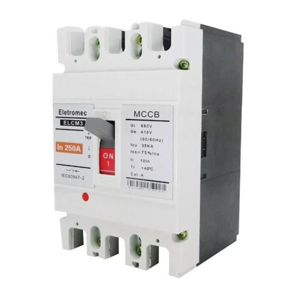 Disjuntor Caixa Moldada Tripolar 250A 35Ka 415/440V ELCM3-C3250 - Eletromec