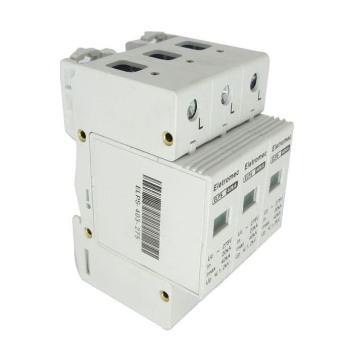 Dispositivo Protetor Surto Dps 40Ka 275V Tripolar ELPS-403-275 - Eletromec