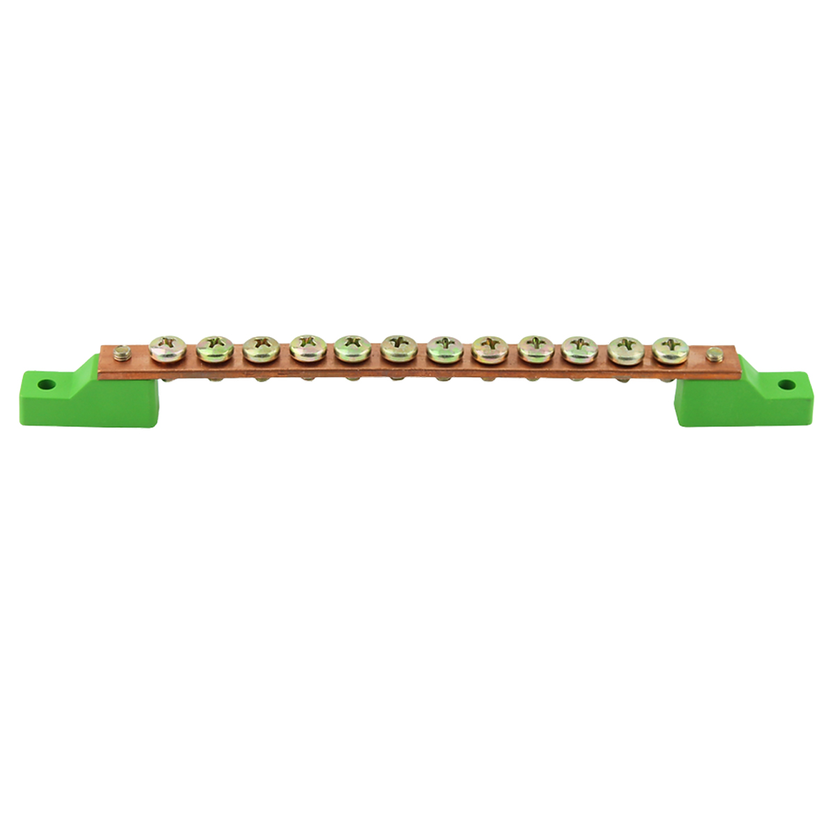 Barramento Neutro/Terra 12 Furos Quadro Distribuição 210mm - Kapplan