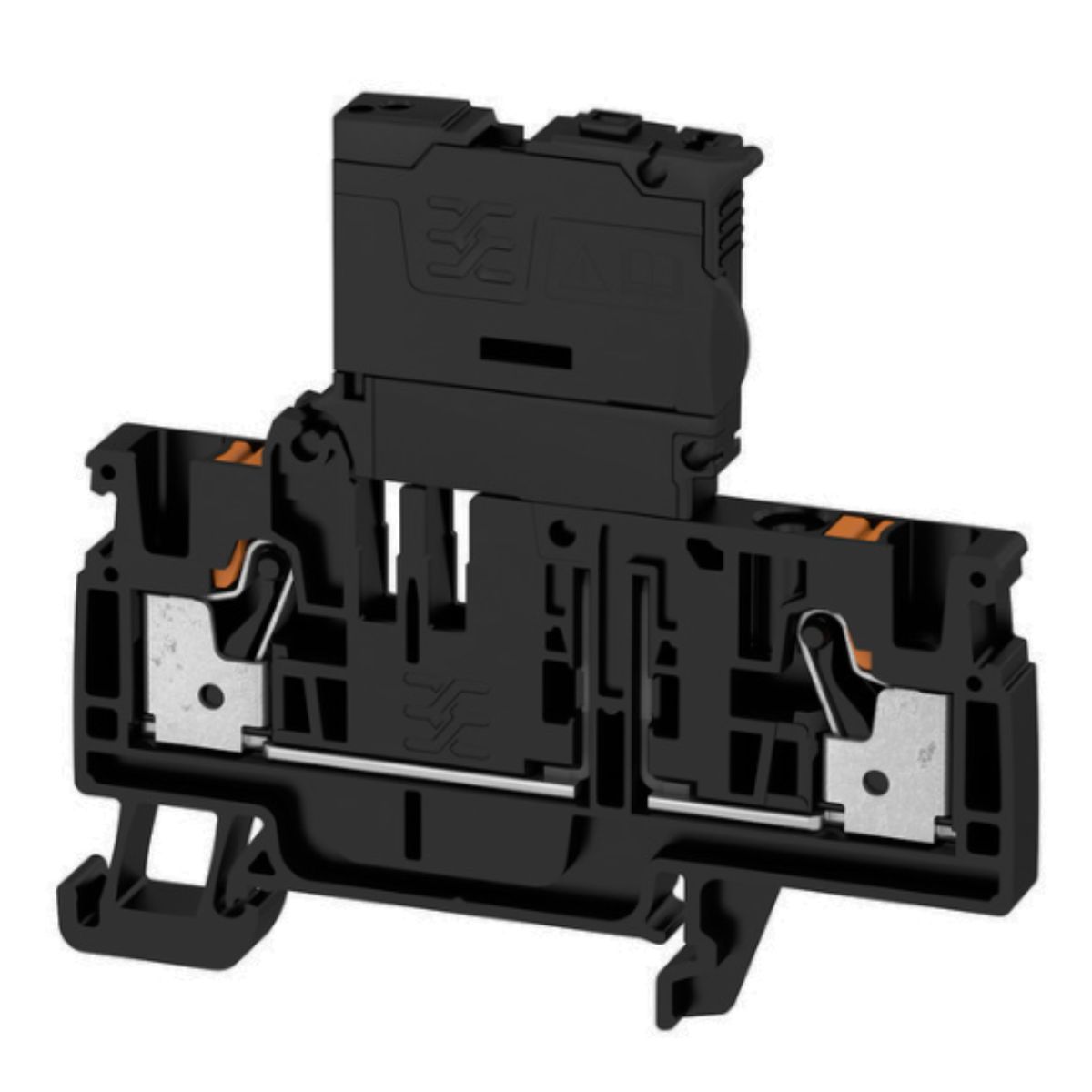 Conector Borne Passagem Porta Fusível 2 Conexões 4,00mm 250V Preto - Conexel