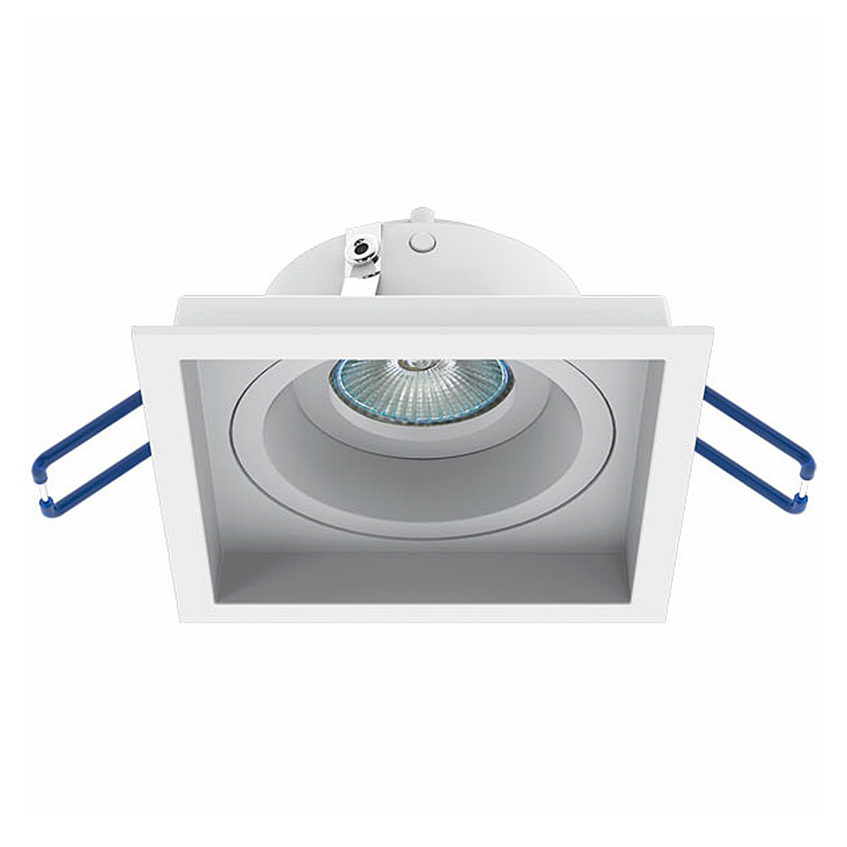 Luminária Spot Embutir Quadrado Branco Para Lâmpada Mr11 35W Gz10 - Interlight