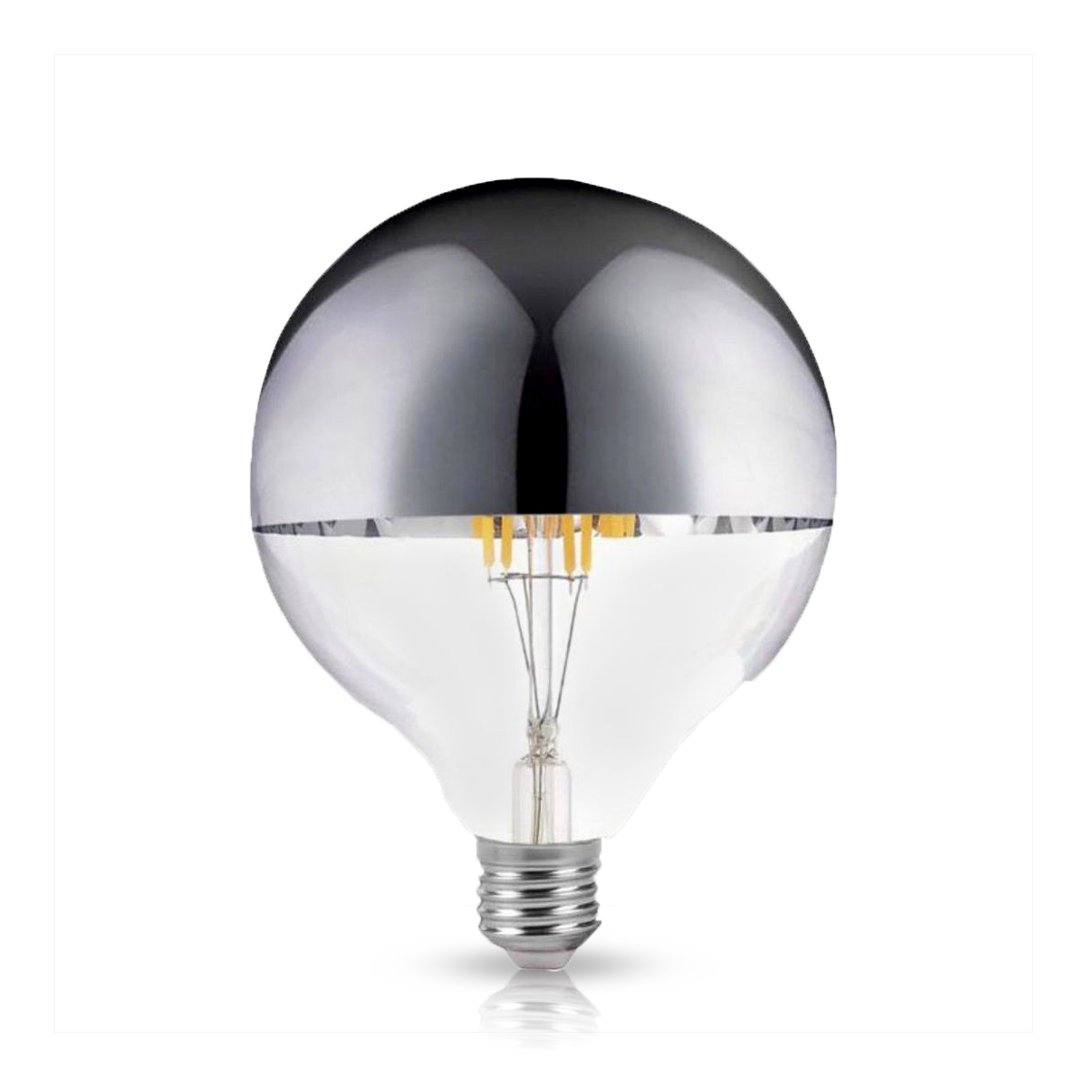 Lâmpada Led Filamento Globo G95 6W Bivolt E27 2200K Luz Amarela - Gmh