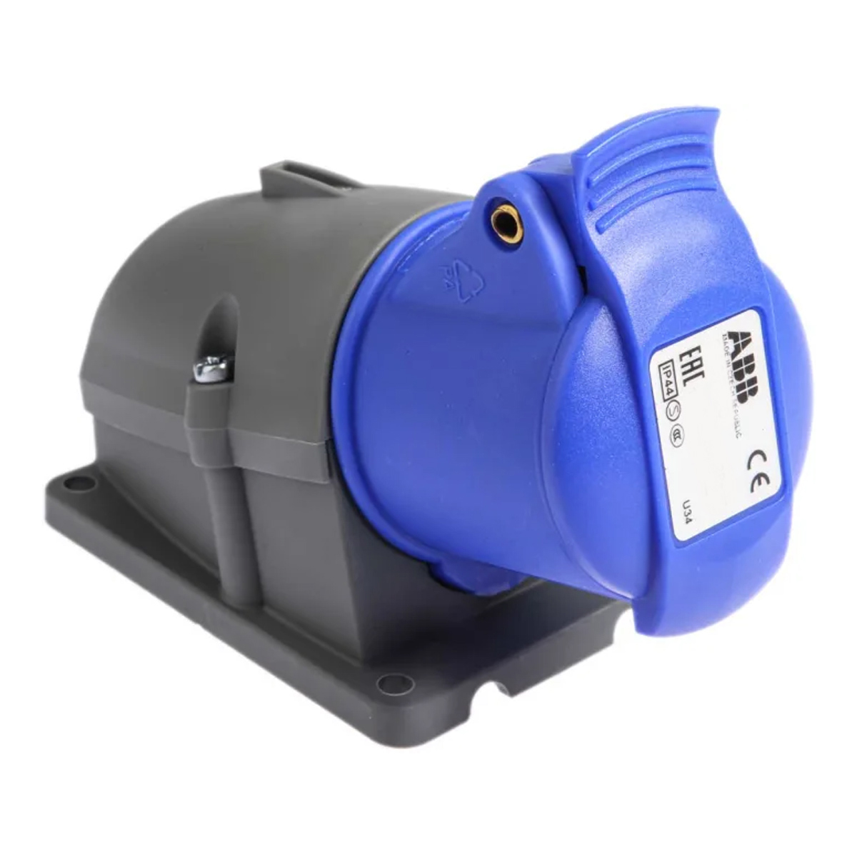 Tomada Industrial Femea Sobrepor 3P+T 16A 200/250V Az 9H Linha Easy Safe Ip44 316RS9 - ABB