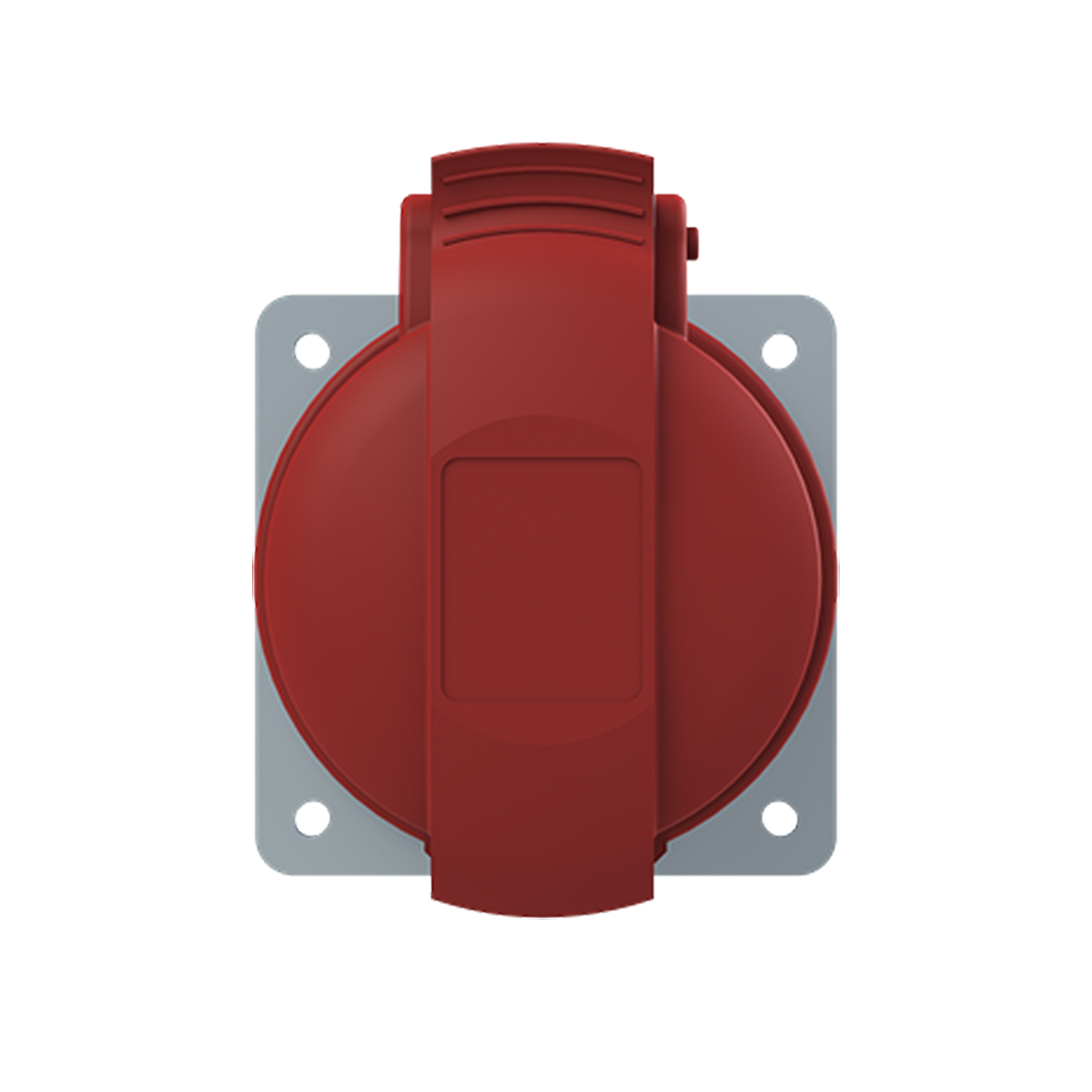 Tomada Industrial Fêmea Embutir 3P+T 32A 380/415V 6H Vermelho 332RU6 - ABB