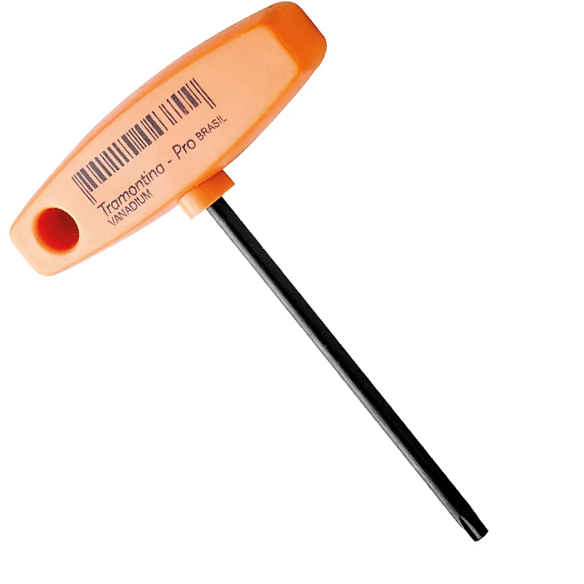 Chave Hexalob Torx/Trafix T15x100Mm Cabo T Laranja Aço Cromo Vanadium - Tramontina