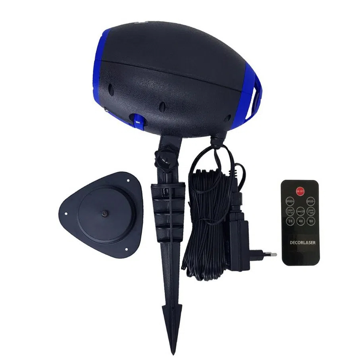 Luminária Projetor Dancing On The Wall Papai Noel Decorativo 12w Bivolt Com Controle - Decorlaser