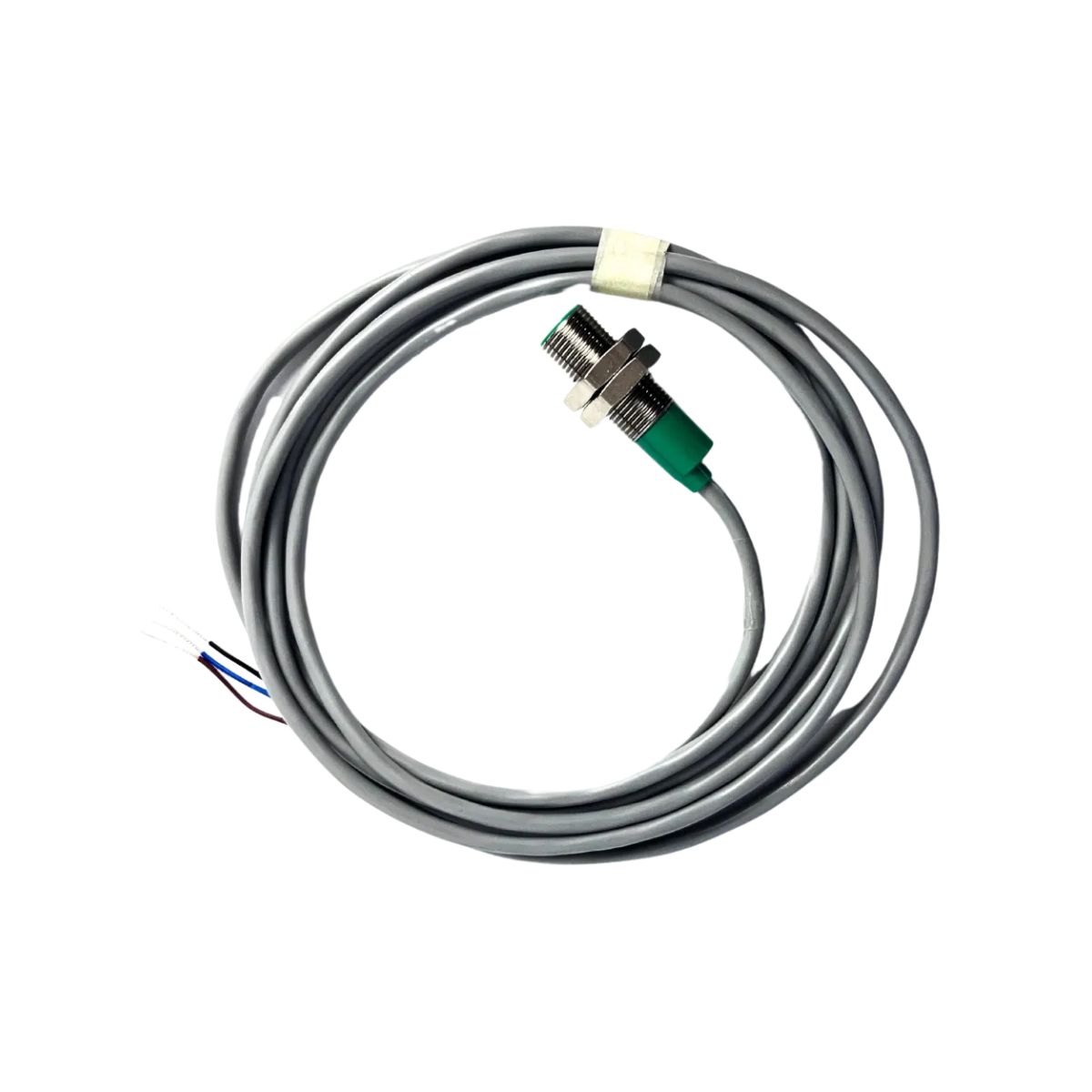 Sensor Indutivo Cilíndrico Roscado Sn=2Mm M12X1,00Mm Metálico 3 Fios 10-30Vcc Cabo 2M Pnp 1Na 1 Led - Weg