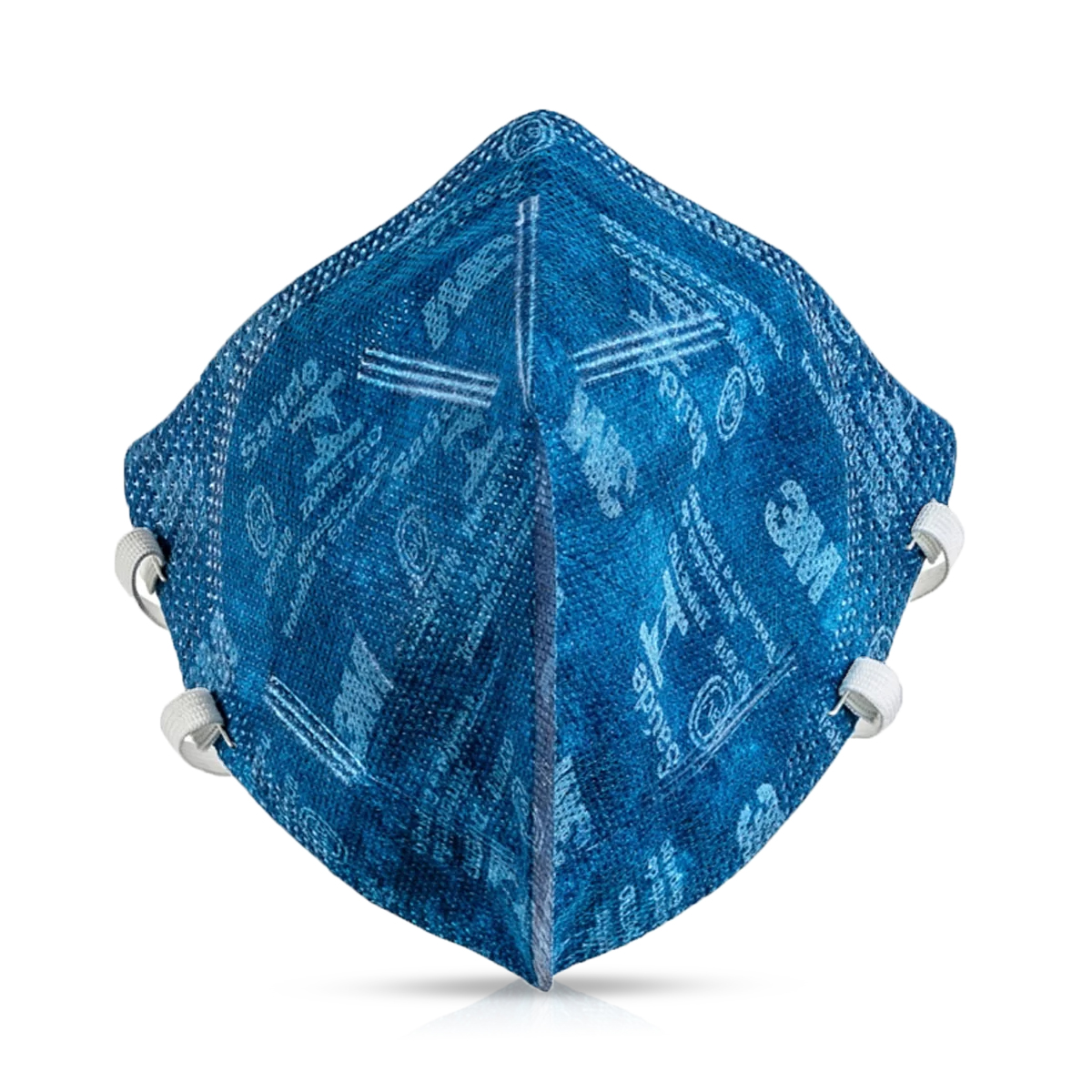 Respirador Descartável Pff-2 Sem Válvula Azul Dobrável Ca-41514 AURA 9820+BR - 3M Do Brasil