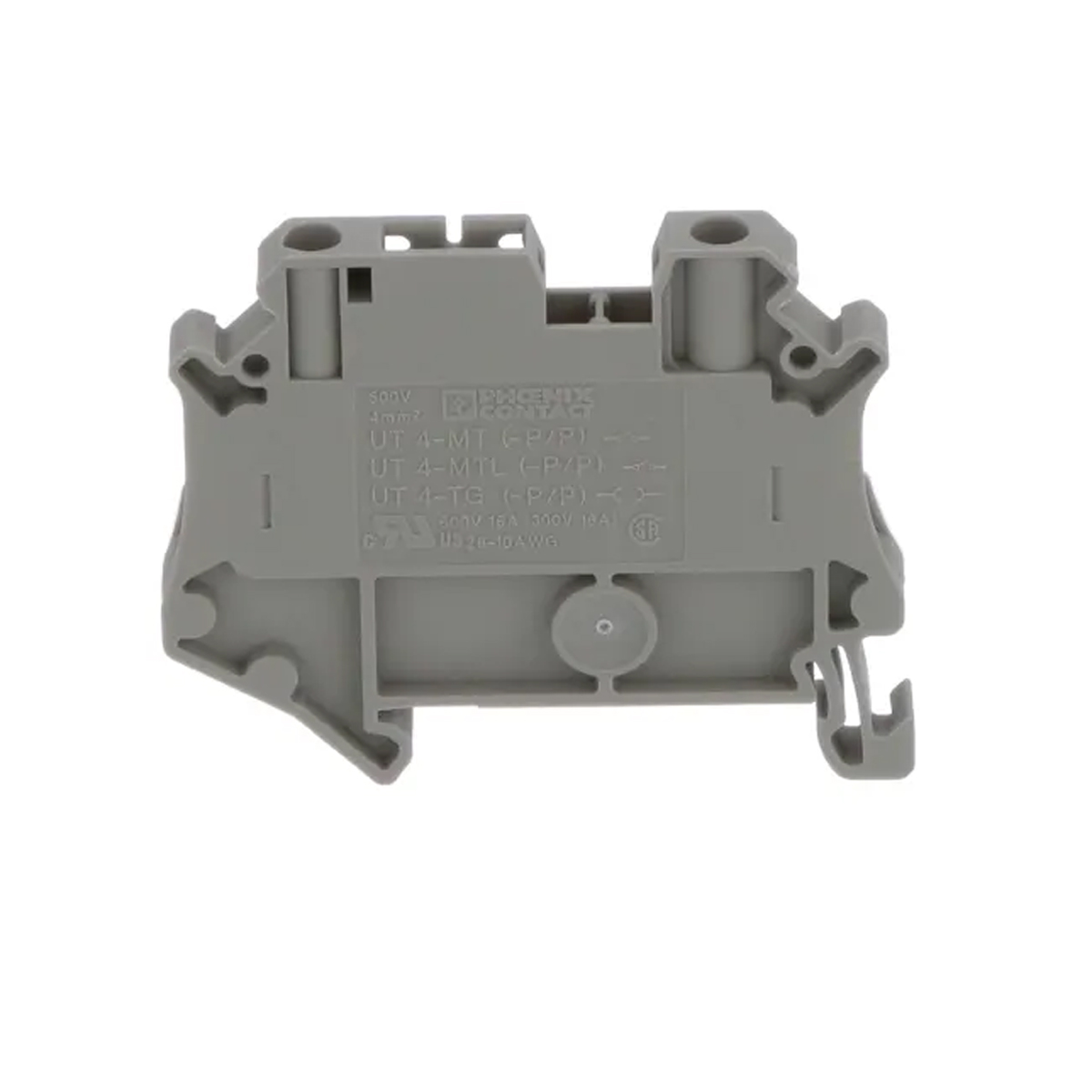 Conector Borne Passagem Seccionador 2 Conexões 2,50Mm 500V Cinza Poliamida 20A - Phoenix