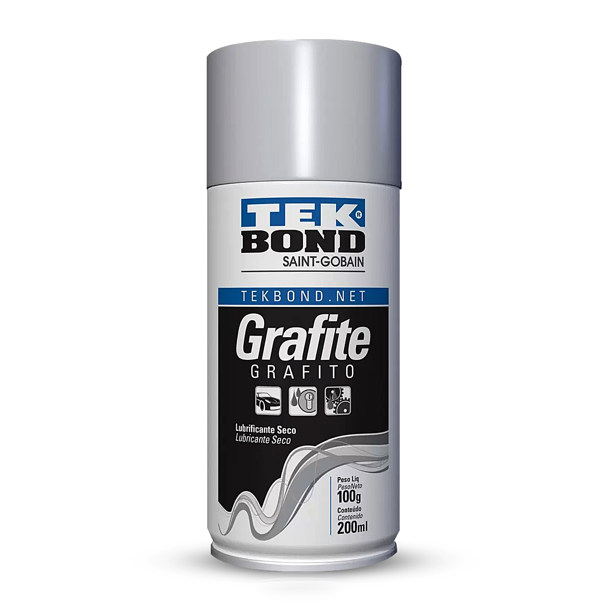 Spray Grafite Lubrificante Seco 200ml - Tek Bond