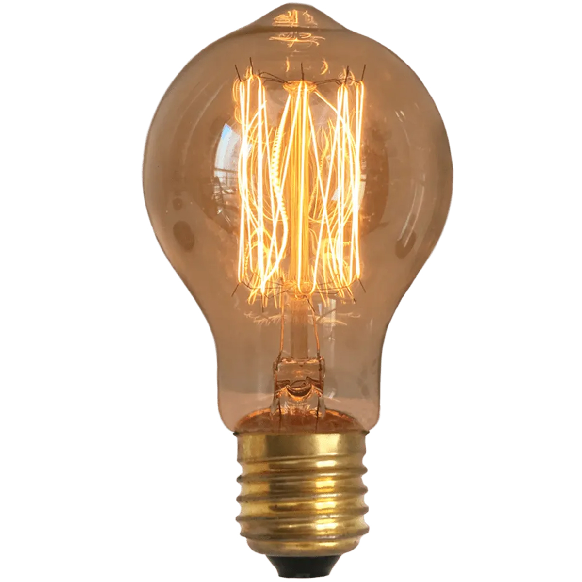 Lâmpada Filamento Carbono A19 40W 110V E27 2200K Ambar Decorativo - Gmh