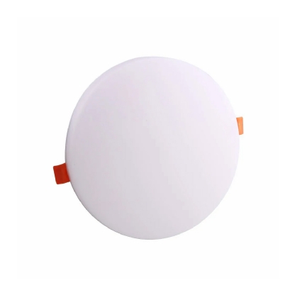 Luminária Painel Led Luz Branca Embutir Redondo Branco 24W Bivolt 6500k 2400lm Frameless - Bronzearte