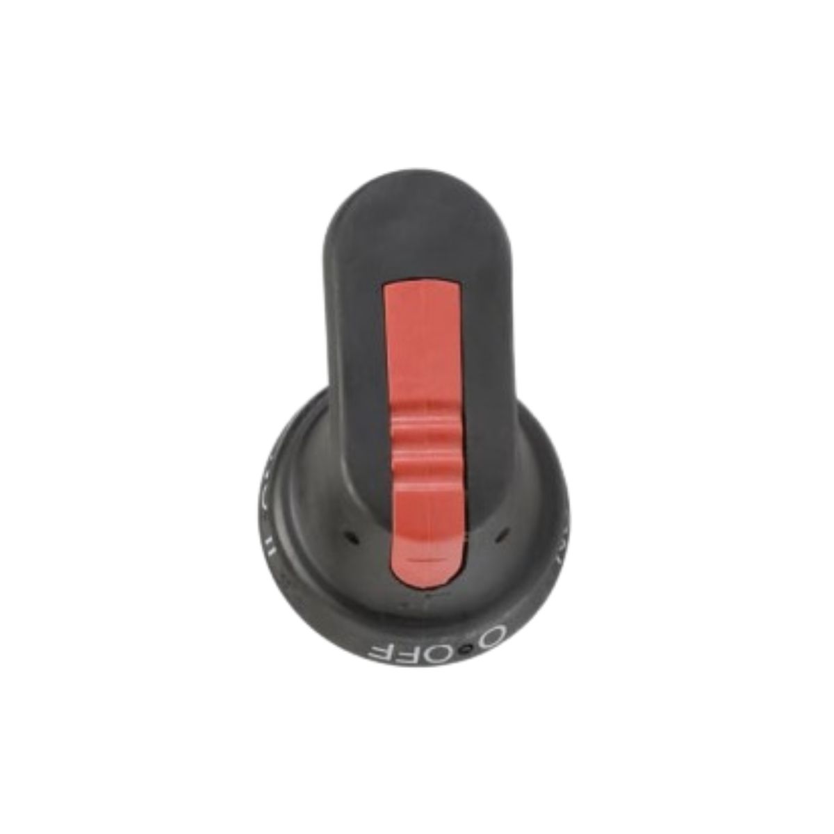 Manopla Acionamento Porta Painel Pt P/ Eixo 6mm C/ Bloq Cade