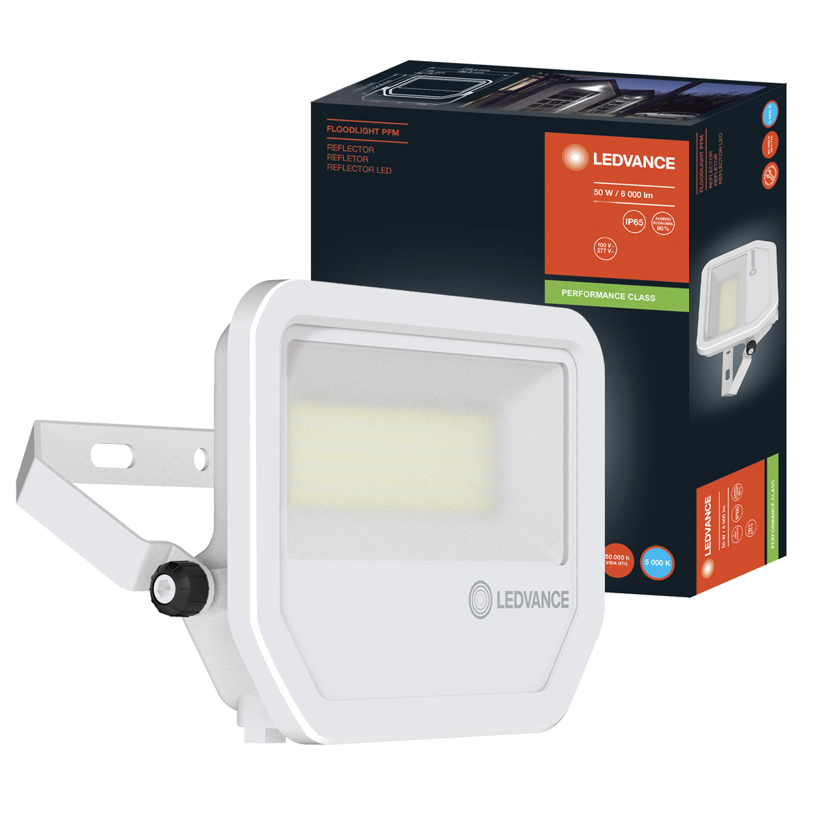 Luminária Refletor Led Retangular 50W Bivolt 5000K Luz Do Dia - Osram/Ledvance