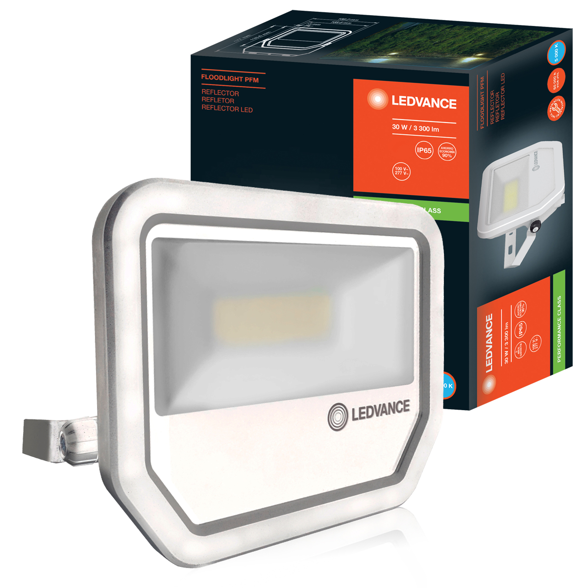 Luminária Refletor Led Retangular 30W Bivolt 5000K Luz Do Dia - Osram/Ledvance