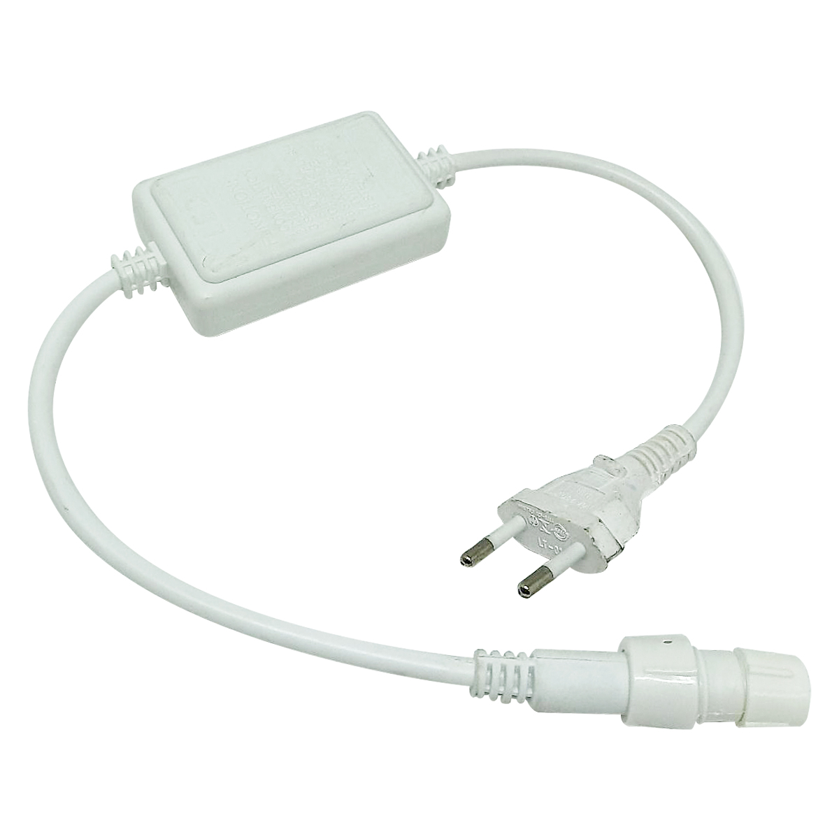 Conector Rabicho Controle Para Mangueira Redonda 10m 11mm Branco