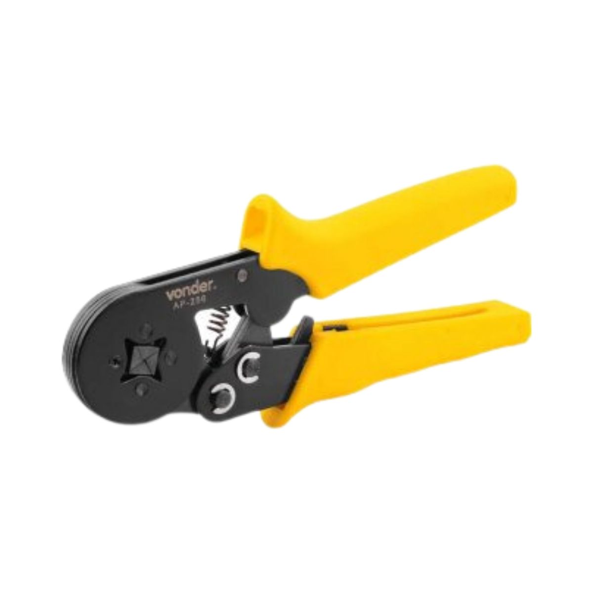 Alicate Crimpador Terminal Tubular 0,25-6,00Mm Amarelo Com Catraca 36.86.864.000 Vonder
