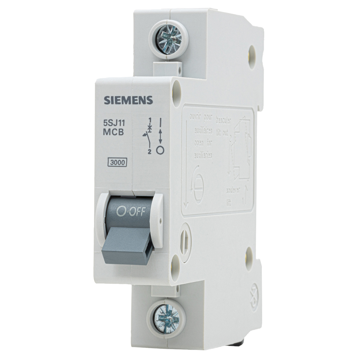 Disjuntor Mini Din Unipolar 63A Curva C 3Ka 220/380V 5SJ11637MB Siemens