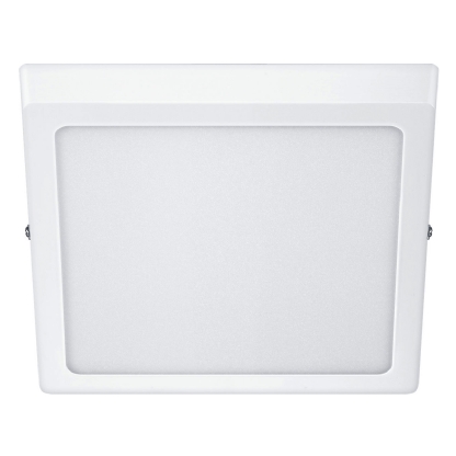 Luminária Plafon Led Sobrepor Quadrado 24W Bivolt 2000Lm 3000K Luz Amarela - Philips