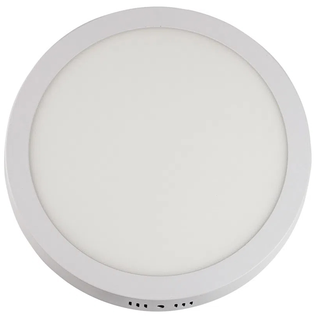 Luminária Painel Led Sobrepor Home Redondo 24W Bivolt 4000K Luz Branca Facho 120g 300mm IP20 - Bronzearte