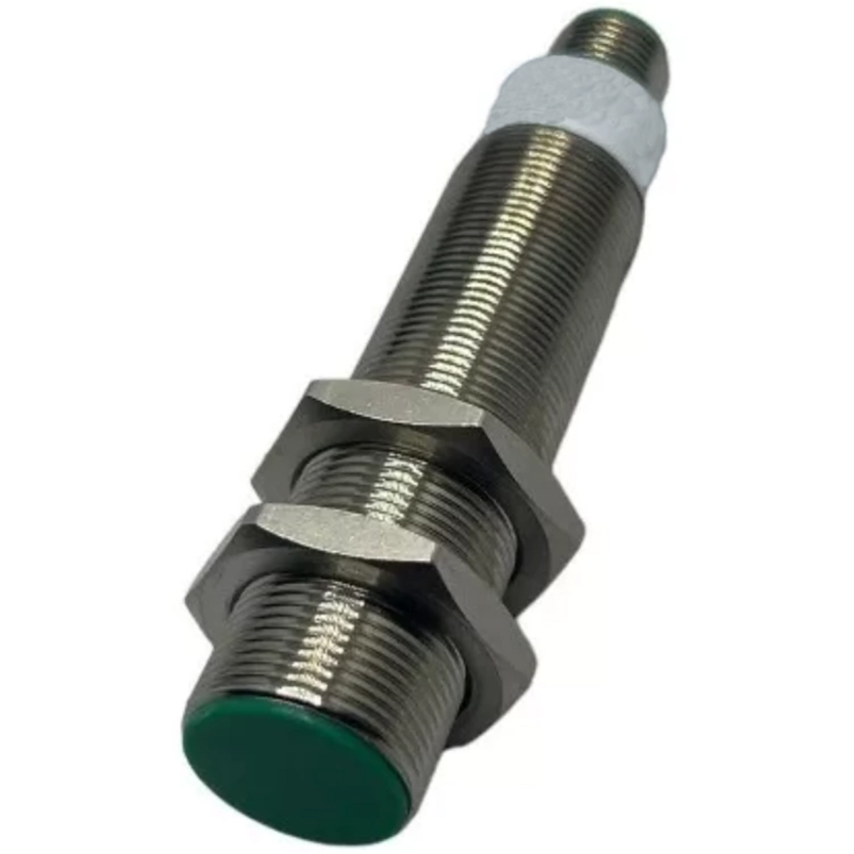 Sensor Indutivo Cilíndrico Roscado Sn=5mm M18x1,00mm Latão 4 Fios 10-30Vcc Conector M12 4 Pinos Pnp 1Na+1Nf Sl Weg
