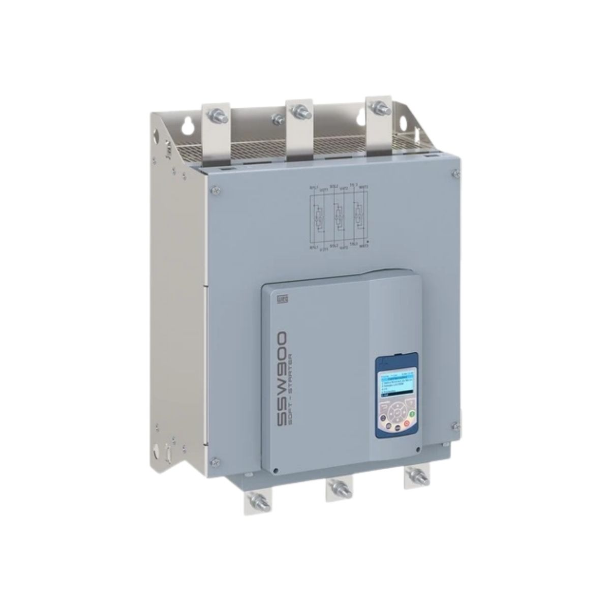Chave Partida Softstarter Trifásico 604A 220-575V 485Kw Ip00 - Weg