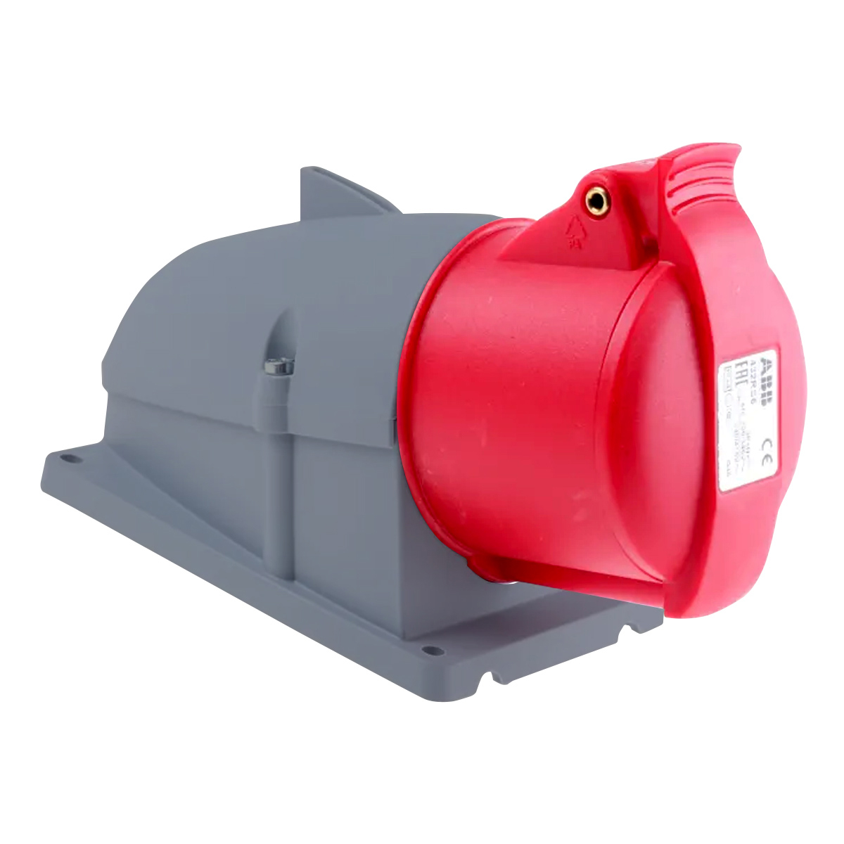 Tomada Industrial Femea Sobrepor 3P+T 16A 380/415V Vm 6H Linha Easy Safe Ip44 316RS6 - ABB