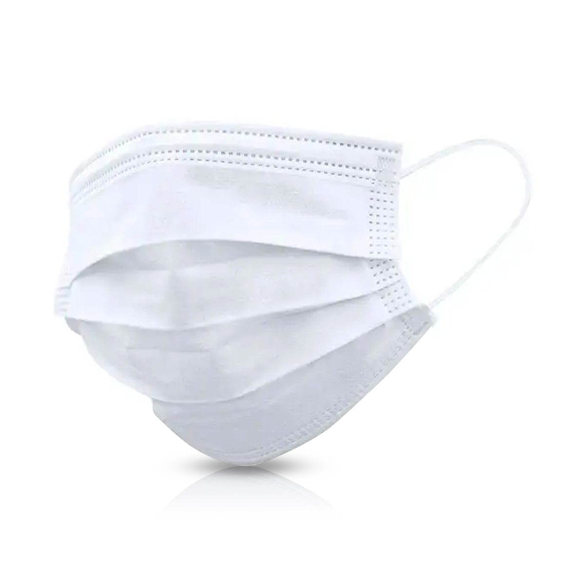 Máscara De Segurança Descartável Tripla Com Elástico Clipe Nasal Com Filtro Com 50 Peças - Dejamaro