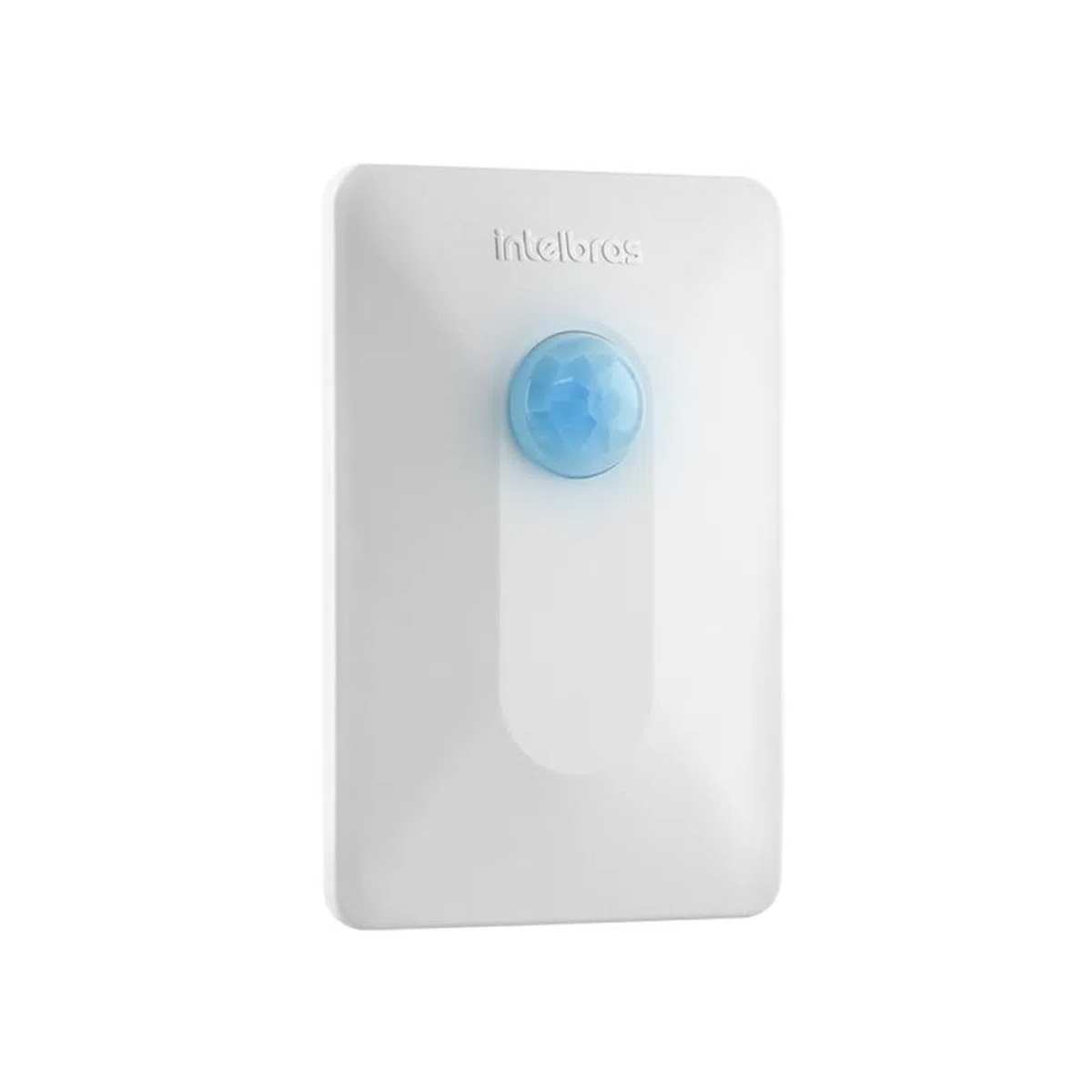 Sensor Presença Com Fotocélula Embutir Parede Bivolt Alcance 9 Metros Branco Placa 4X2 - Intelbras