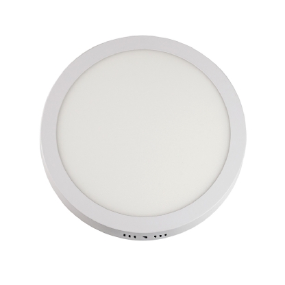 Luminária Plafon Led Branco Redondo 18W Bivolt 4000K 1530lm Luz Do Dia Sobrepor Difusor Acrílico Com Driver Home Led - Bronzearte