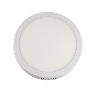 Luminária Plafon Led Branco Redondo 18W Bivolt 4000K 1530lm Luz Do Dia Sobrepor Difusor Acrílico Com Driver Home Led - Bronzearte