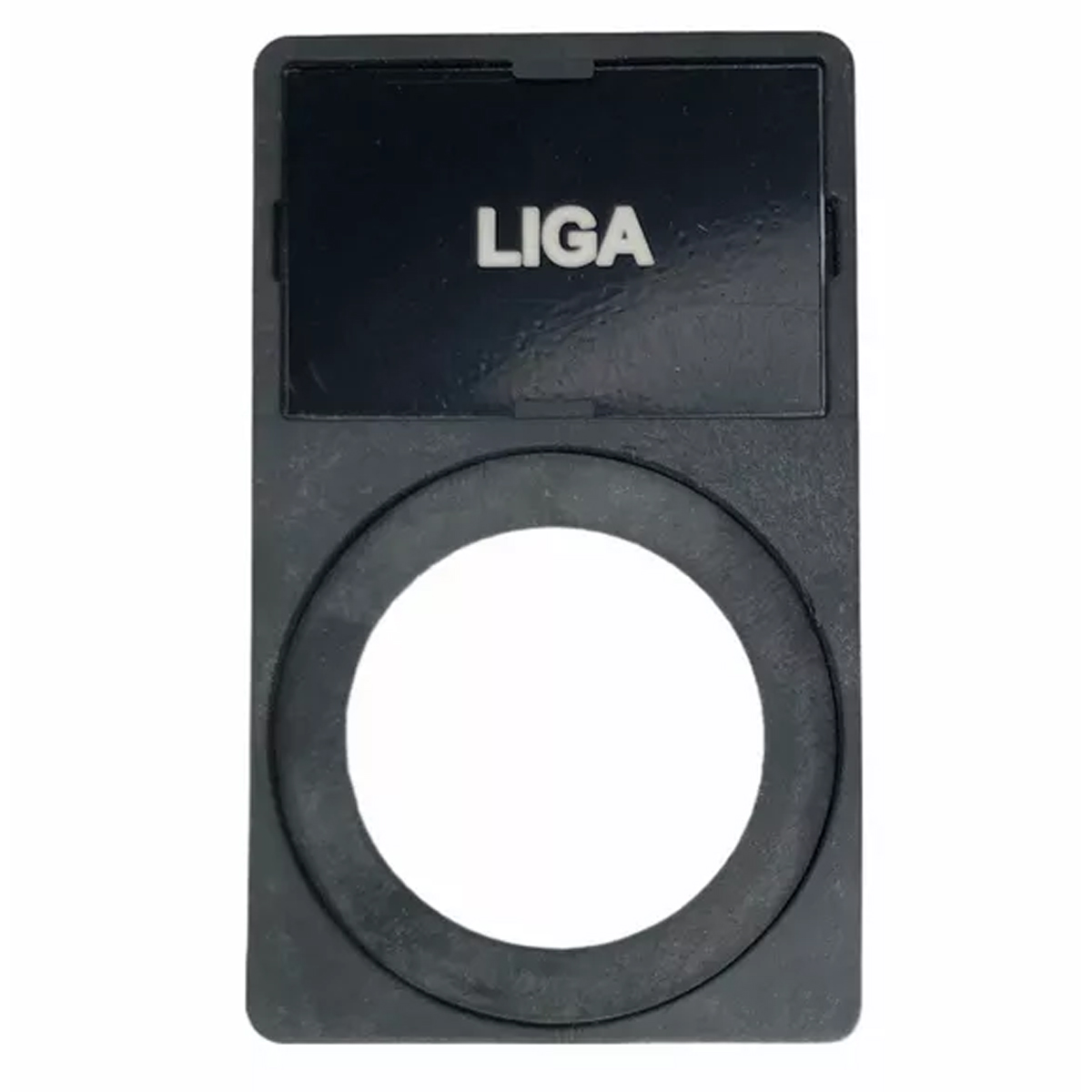 Conjunto Porta Plaqueta Para Botões E Sinaleiros 125-Liga Lado Gravação Preto 30X50Mm Plaqueta Vermelho/Preta Resina Plástica PA66 ULFV Weg