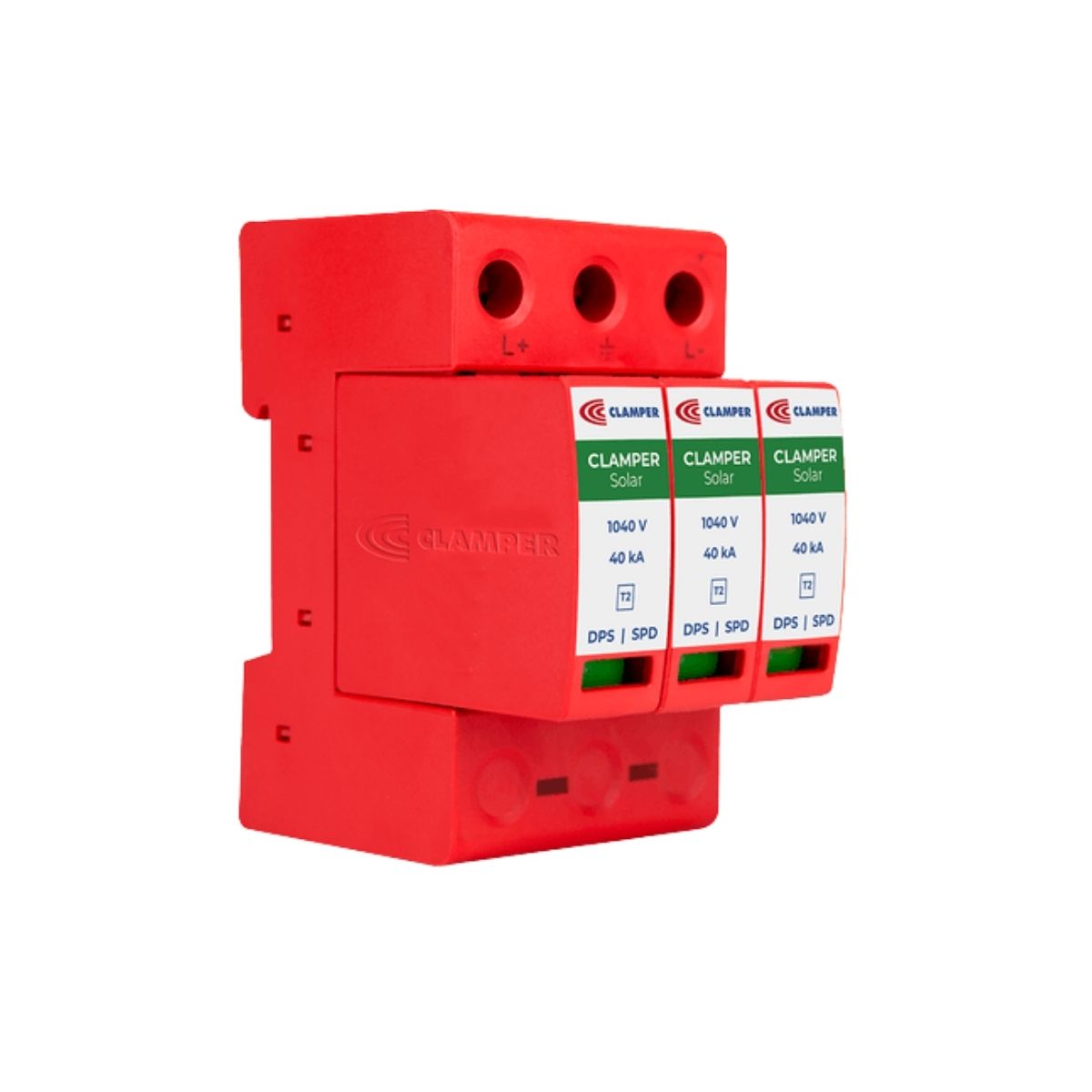 Protetor DPS Solar 1040V 40KA Telefônico e Energia - Clamper