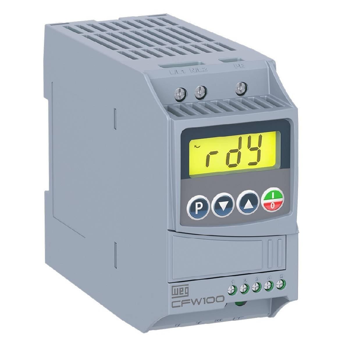 Inversor Frequência Monofásico 200-240V 50/60Hz 1,6A 0,25Kw IP20 Weg