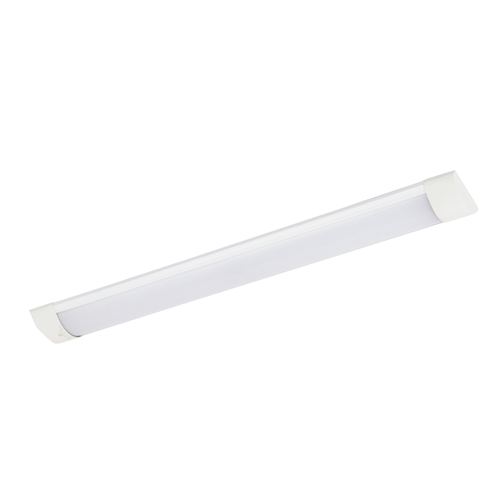 Luminária Linear Led Sobrepor Retangular Branco 10W Bivolt 6500K Luz Branca - Bronzearte