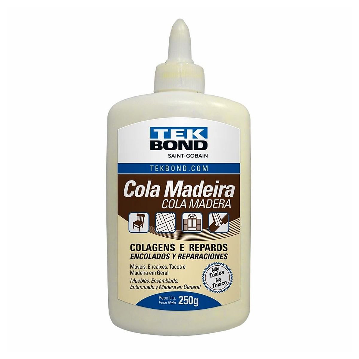 Cola Madeira Tekbond 250G - Tek Bond