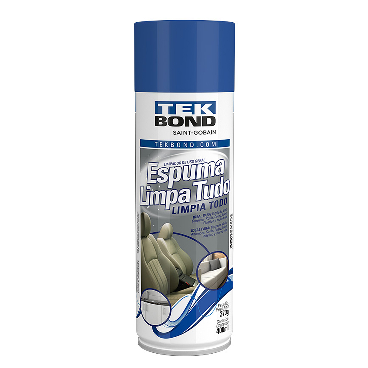 Espuma Limpa Tudo 400Ml - Tek Bond