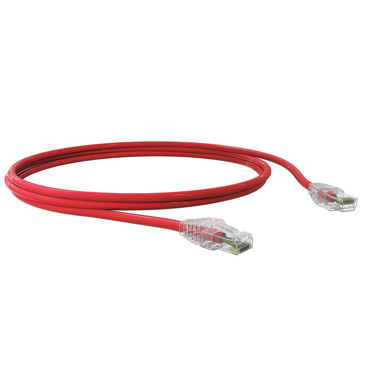 Cabo De Rede Patch Cord Vermelho U/Utp Cat6 cmx T568A/B 1,5 Metros Sohoplus - Furukawa